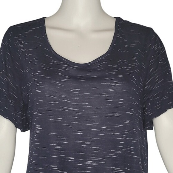 Bobeau Blue & White Short Sleeve Top - Picture 2 of 11